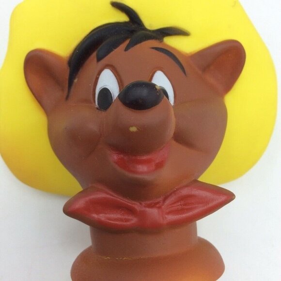 Vintage 60s Warner Bros Looney Tunes Yosemite Sam Speedy Puppet Head Lot 2 - Picture 6 of 10